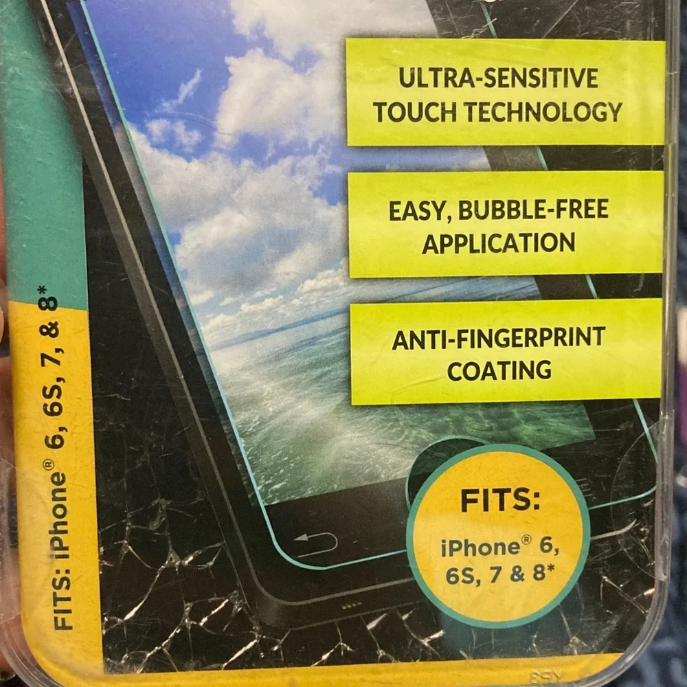 Tempered Glass Screen Protector for iPhone - 6, 6.5, 7 & 8. - Set of 2